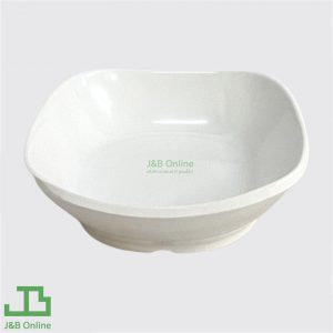 Cream square melamine sauce dish 2.75" SBD994-275