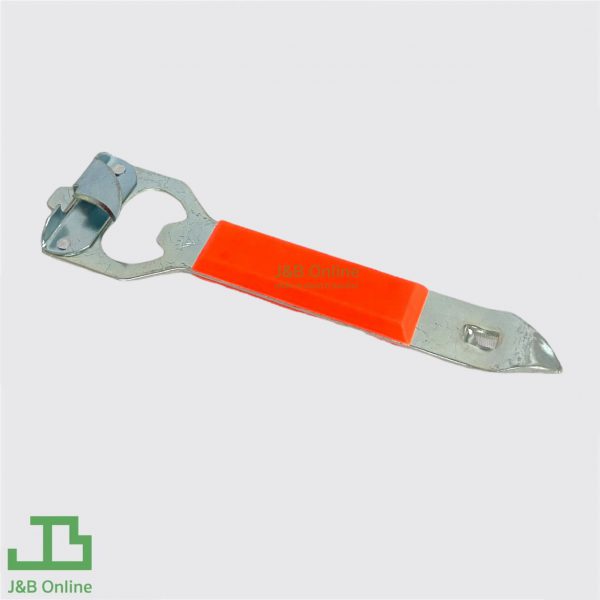 Stainless steel bottle opener 16cm, with assorted colors 8-090