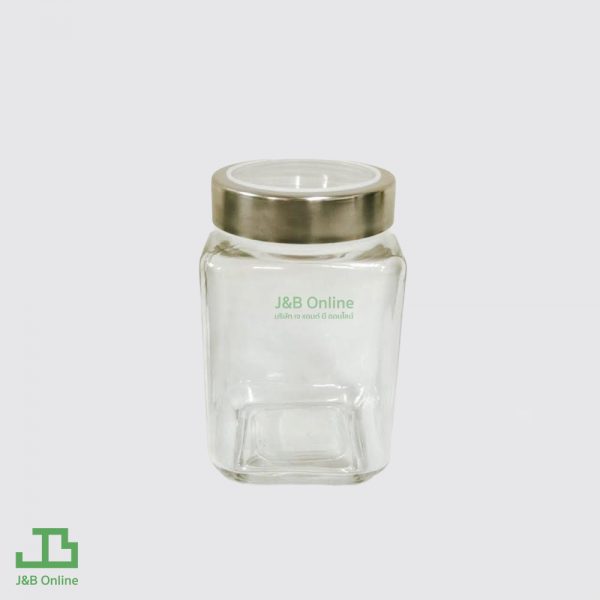 Clear glass storage jar 500ml GJ20500S