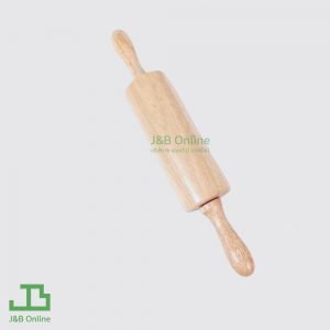 Wooden rolling pin 9" 6-1009