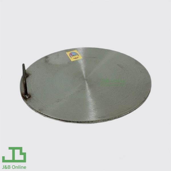 Silver round iron pan roti 22" thickness 8mm. FM000031