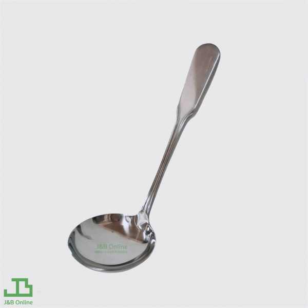 Silver stainless steel soup spoon 7cm SI13137