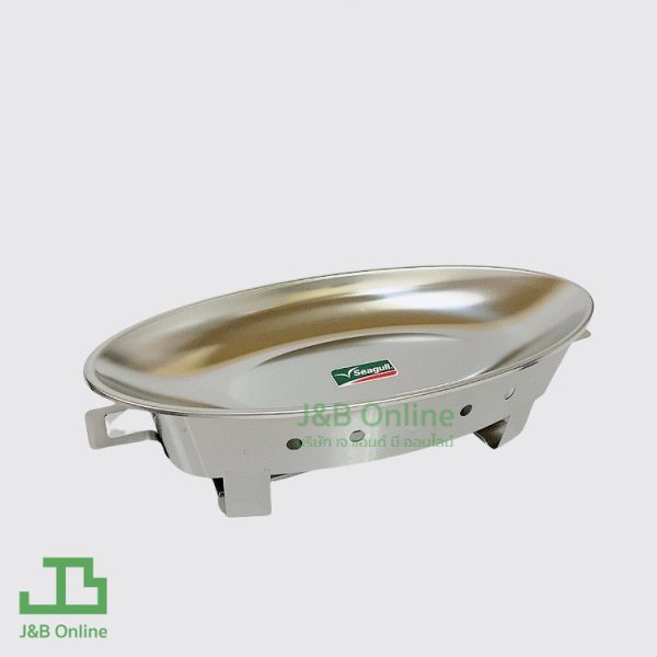 Oval stainless steel hot pot 38cm 100387250