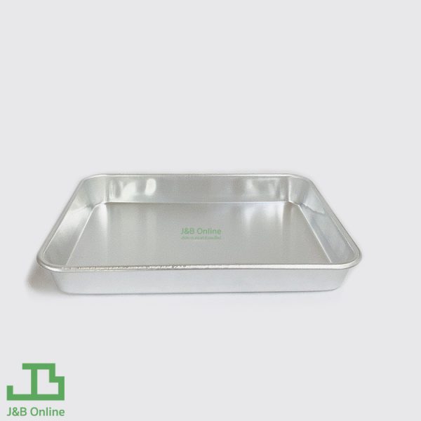 Rectangular aluminum tray 20x26.5cm 22107