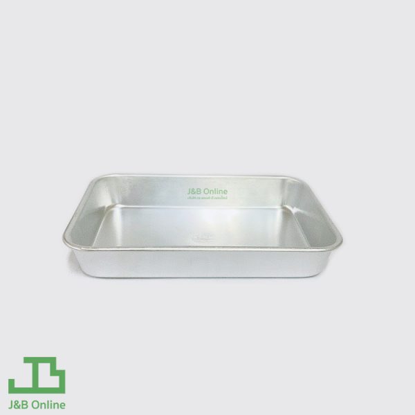 Rectangular aluminum tray 12x18cm 22105