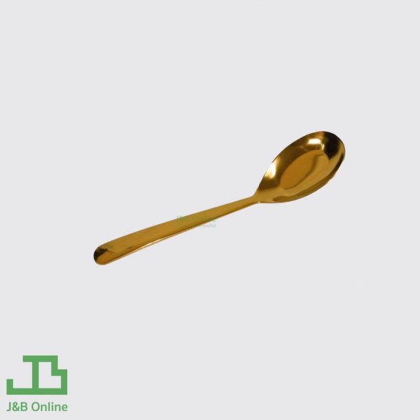 Gold stainless steel soup spoon 17cm SK2178-G