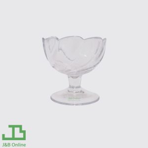 Clear ice cream dish glass 4" KTS326