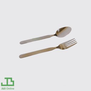Stainless steel spoon and fork 19cm (12pieces/6pairs) K707-66