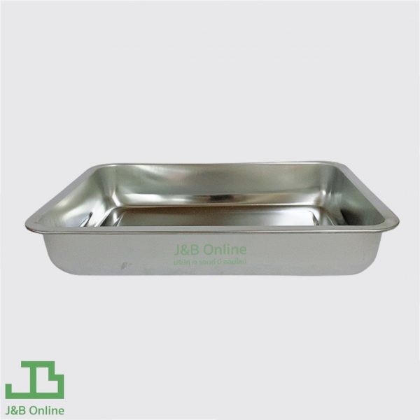Rectangular stainless steel tray 36cm hight7cm FT-27-36-7