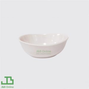 Cream oval melamine sauce dish 3.5" (12pcs) SBD880-35