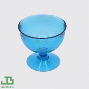 Sky blue ice cream dish glass 5" KTS765-SB