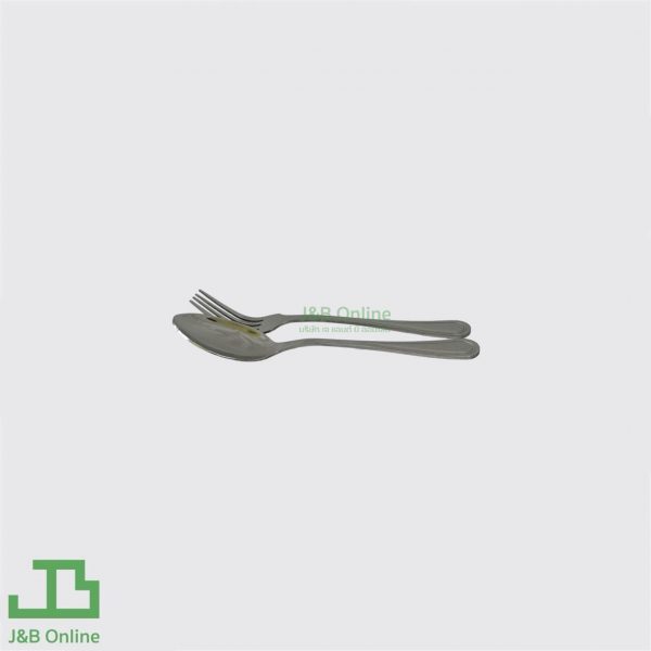 Silver stainless steel spoon and fork 18cm small (12pieces/6pairs) CPHSA03-04