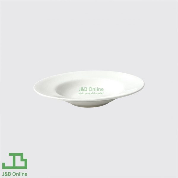 White Round Ceramic Plate 10 inch DX0564