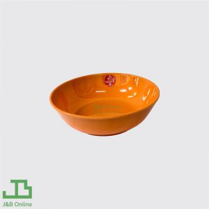 Orange round melamine bowl 7.5" B9102-75-OR