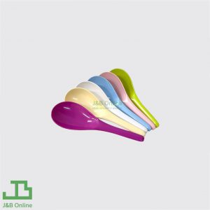 Mix colors plastic ladle 21.5cm (12pcs) ASP1072-MIX