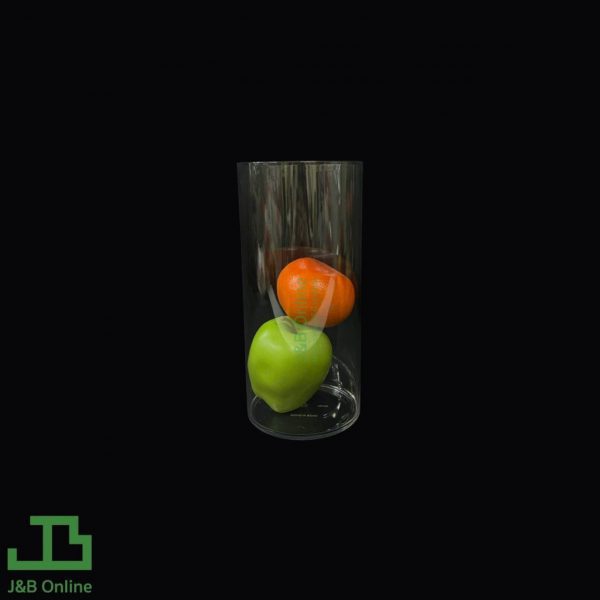 Clear acrylic vase W12xW25cm JFP1225