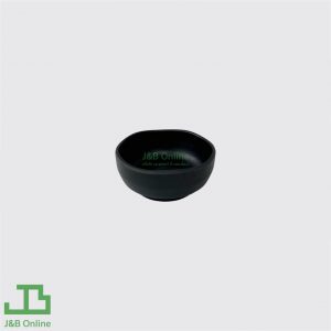Black round melamine sauce dish 3" JD772-35