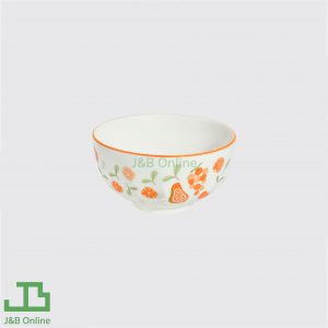 White round ceramic bowl 4.75" (NO.CK-CI475-YC14)